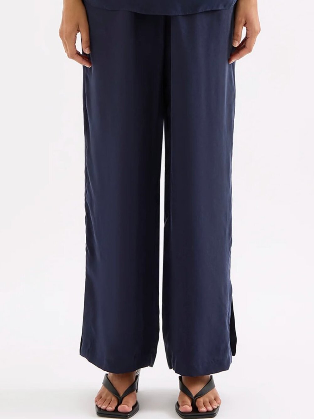 Nude Lucy Silky Dark Blue / Navy Pants with Drawstring
